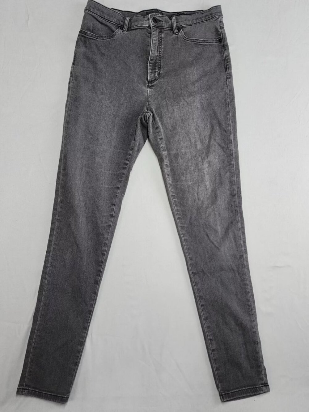Banana Republic High Rise Legging Jeans Womens 31 Long Washed Black Stretch